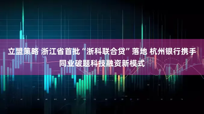 立盟策略 浙江省首批“浙科联合贷”落地 杭州银行携手同业破题科技融资新模式